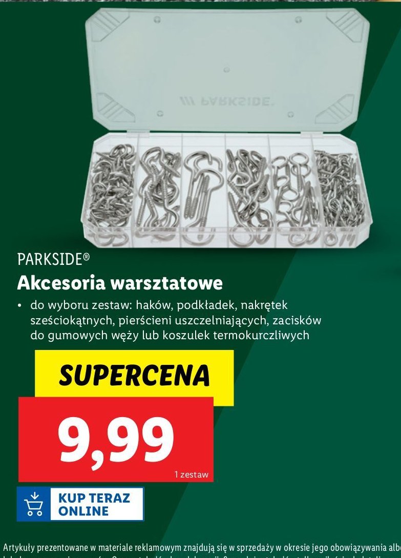 Zestaw haków Parkside promocja w Lidl