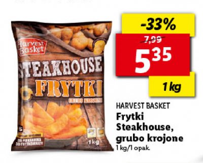 Frytki steakhouse Harvest basket Harvest basket1 promocja