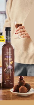 Likier Bazilio o smaku czekolady i polskiej śliwki promocja w Biedronka