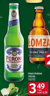 Piwo Peroni 330 ml promocja w Selgros