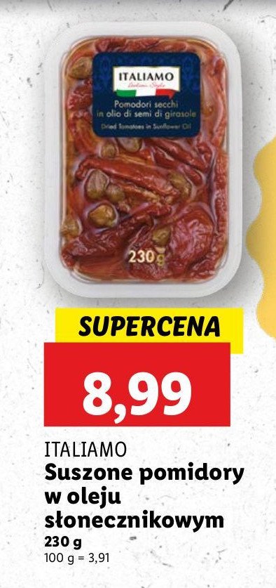 Suszone pomidory Italiamo promocja