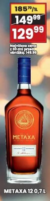 Metaxa 12 0,7 L promocja w Wafelek