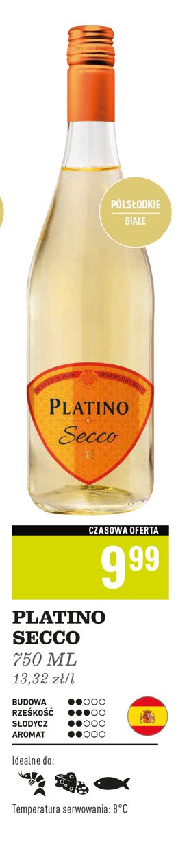 Wino Platino secco promocja