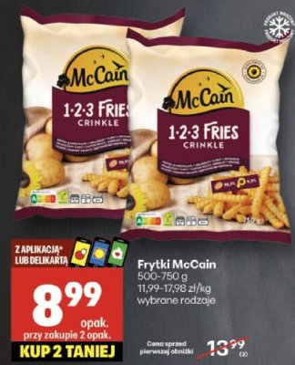 Frytki promocja w Delikatesy Centrum