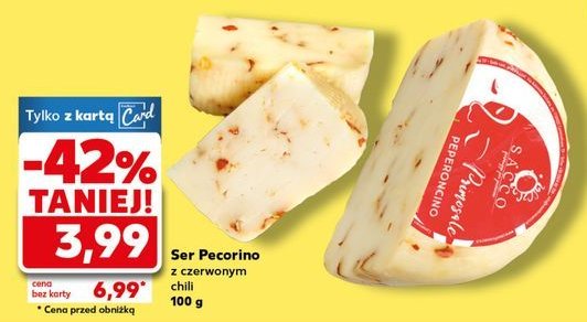Ser pecorino z czerwonym chili promocja