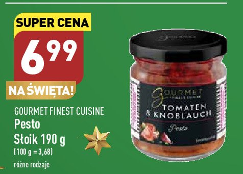 Pesto tomaten & knoblauch Gourmes promocja