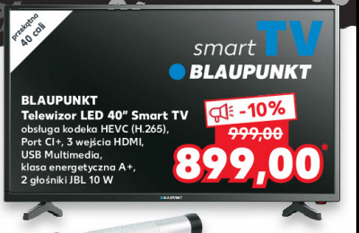 Telewizor led 40" Blaupunkt promocja