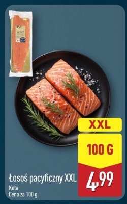 Łosoś pacyficzny XXL Keta promocja w Aldi