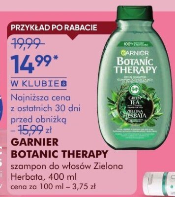 Szampon GARNIER BOTANIC THERAPY, FRUCTIS, kosmetyki do pielęgnacji włosów promocja w Super-Pharm