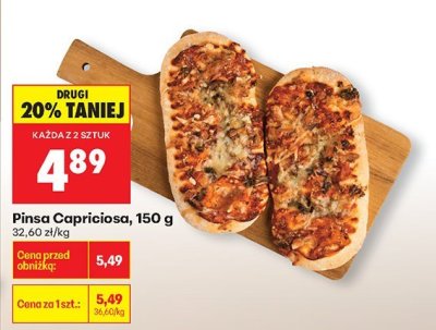 Pinsa Capricíosa promocja w Biedronka