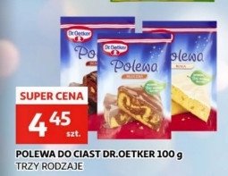 Polewa mleczna Dr. oetker promocja