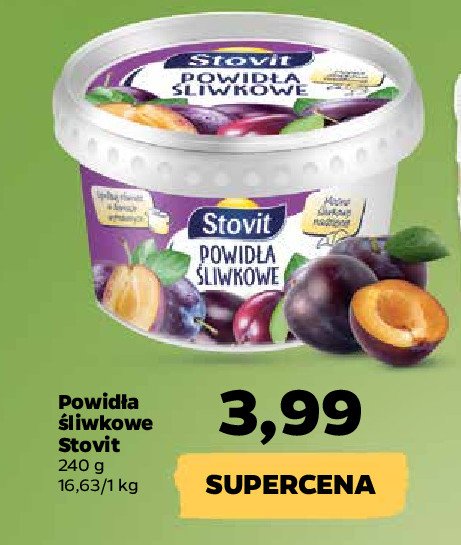 Powidła śliwkowe Stovit promocja