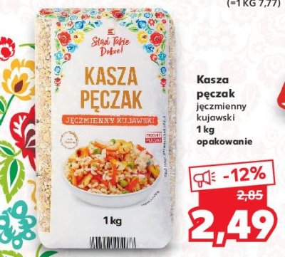 Kasza pęczak jęczmienny kujawski K-classic stąd takie dobre! promocja