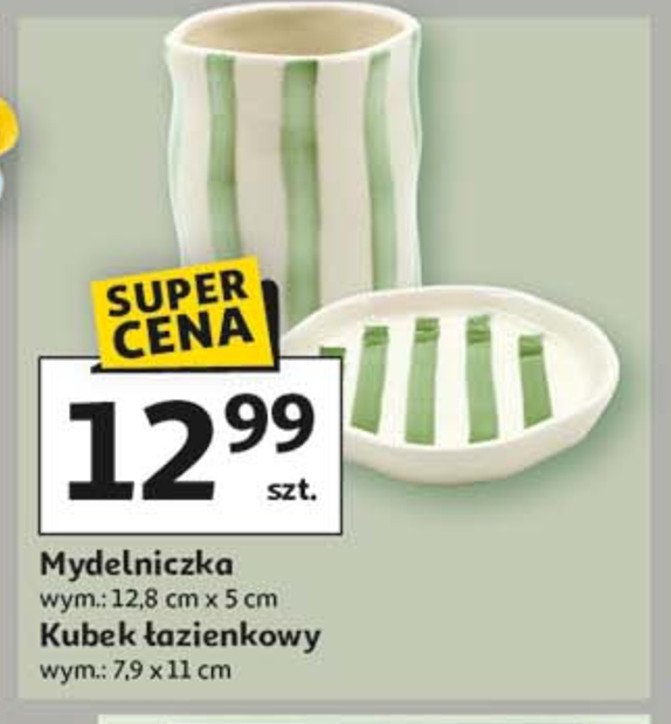 Kubek łazienkowy promocja w Auchan