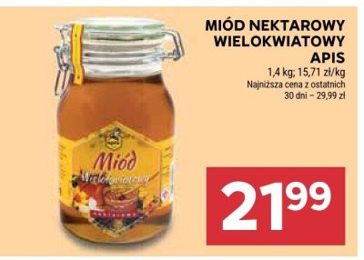 Miód nektarowy wielokwiatowy Apis promocja w Stokrotka