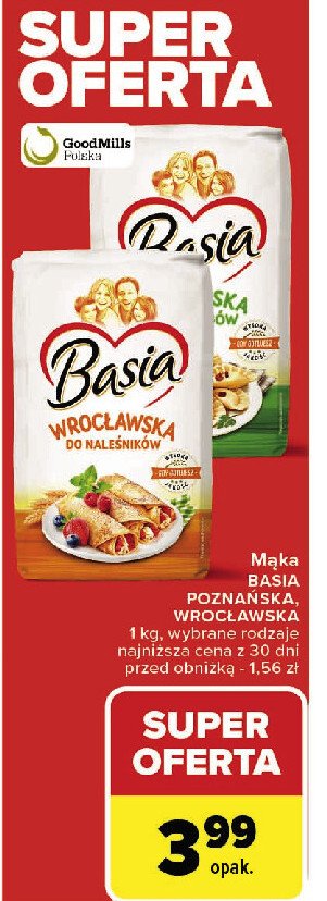 Mąka wrocławska Basia promocja