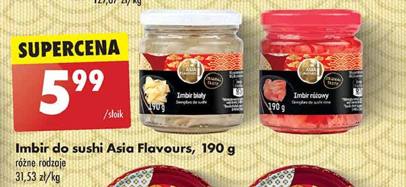 Imbir różowy Asia flavours promocja