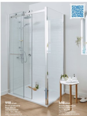 Drzwi przesuwne Naya 120 cm promocja w Castorama