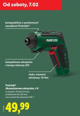 Akumulatorowa wkrętarka, 4 V promocja w Lidl
