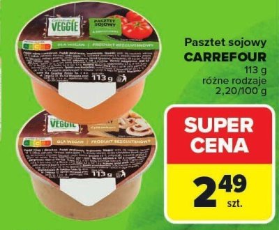 Pasztet sojowy CARREFOUR promocja w Carrefour Market