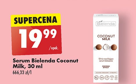 Serum silnie nawilżające Bielenda coconut milk promocja
