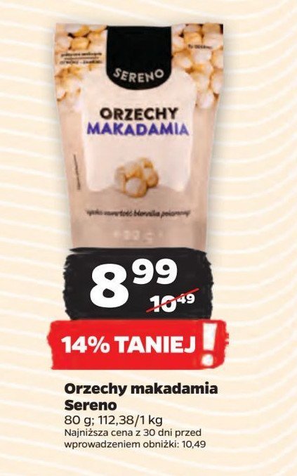 Orzechy makadamia Sereno promocja