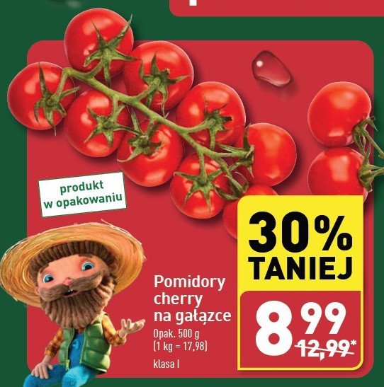 Pomidory cherry czerwone promocja