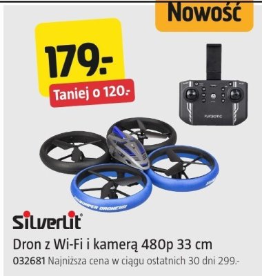 Dron z Wi-Fi i kamerą Silverlit 480p 33 cm promocja w Jula