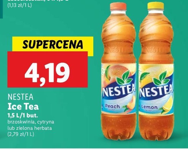 Herbata mrożona lemon Nestea promocja