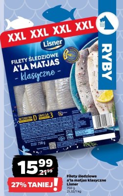 Filety śledziowe a'la matjas klasyczne  promocja w Netto