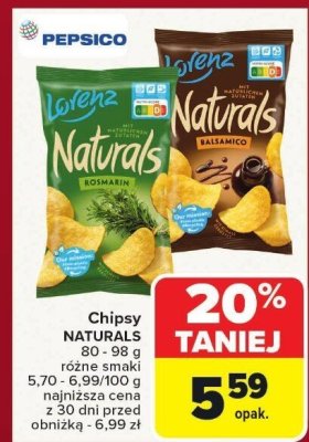 Chipsy Lorenz Naturals różne smaki promocja w Carrefour Market