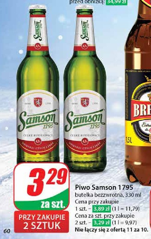 Piwo Samson 1795 promocja