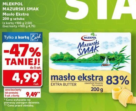 Mas艂o ekstra Mlekpol mazurski smak promocja