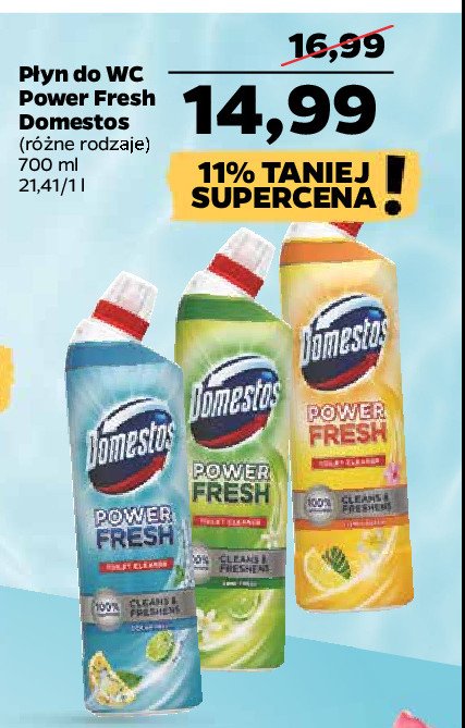 Żel do wc lime fresh Domestos power fresh (wcześniej total hygiene) promocje