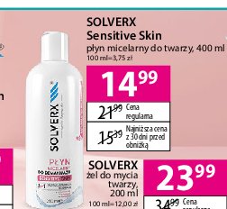 Płyn micelarny do demakijażu Solverx promocja