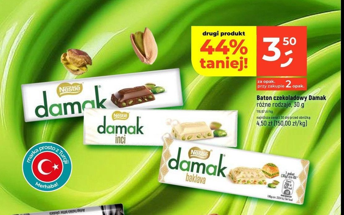 Baton inci Nestle damak promocja w Dealz