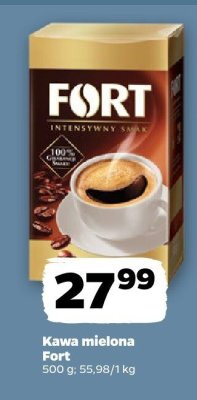 Kawa mielona Fort promocja w Netto