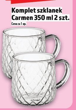 Komplet szklanek Carmen 350 ml 2 szt. promocja w TOPAZ