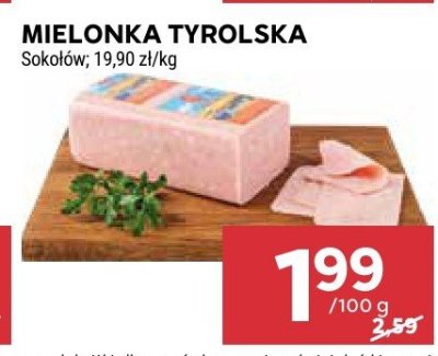 Mielonka Tyrolska  promocja w Stokrotka