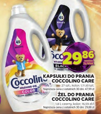 Kapsułki do prania Coccolino Care promocja w Stokrotka