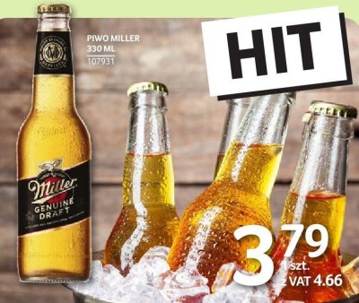 Piwo PIWO MILLER 330 ML promocja w Selgros