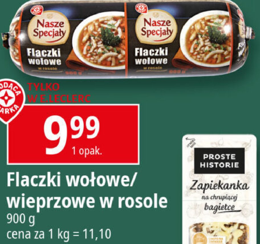 Flaczki w rosole wieprzowe Wiodąca marka nasze specjały promocja