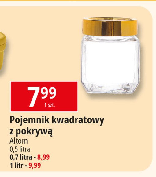 Pojemnik szklany 500 ml Altom promocja