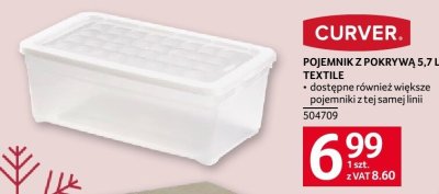 Pojemnik Curver z pokrywą 5,7L Textile promocja w Selgros