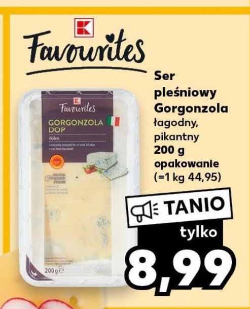 Ser gorgonzola K-classic favourites promocja