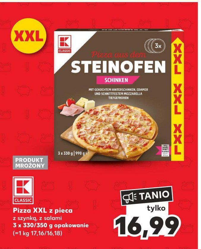 Pizza z szynką K-classic promocja