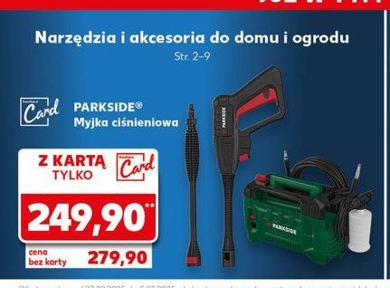 Myjka cisnieniowa Parkside promocja w Kaufland