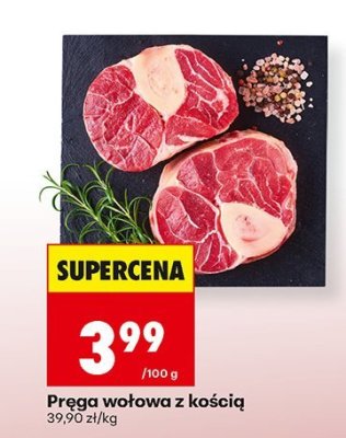 Pręga wołowa z kością promocja w Biedronka