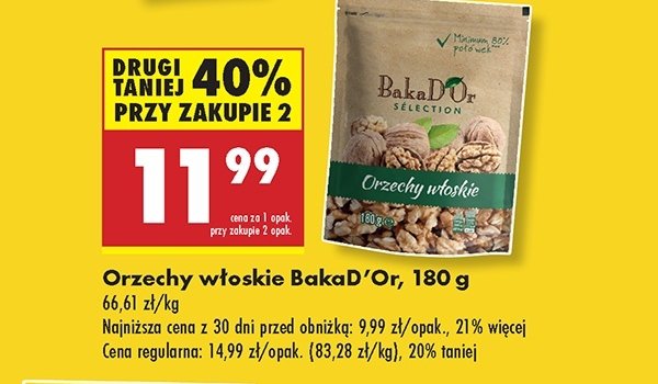 Orzechy włoskie Bakad'or promocja