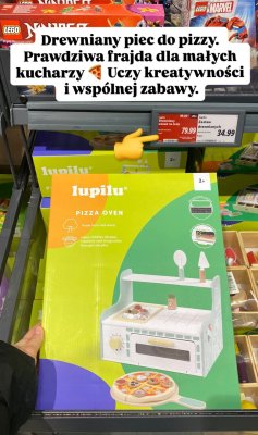 Piec do pizzy Lupilu Pizza Oven drewniany promocja w Lidl